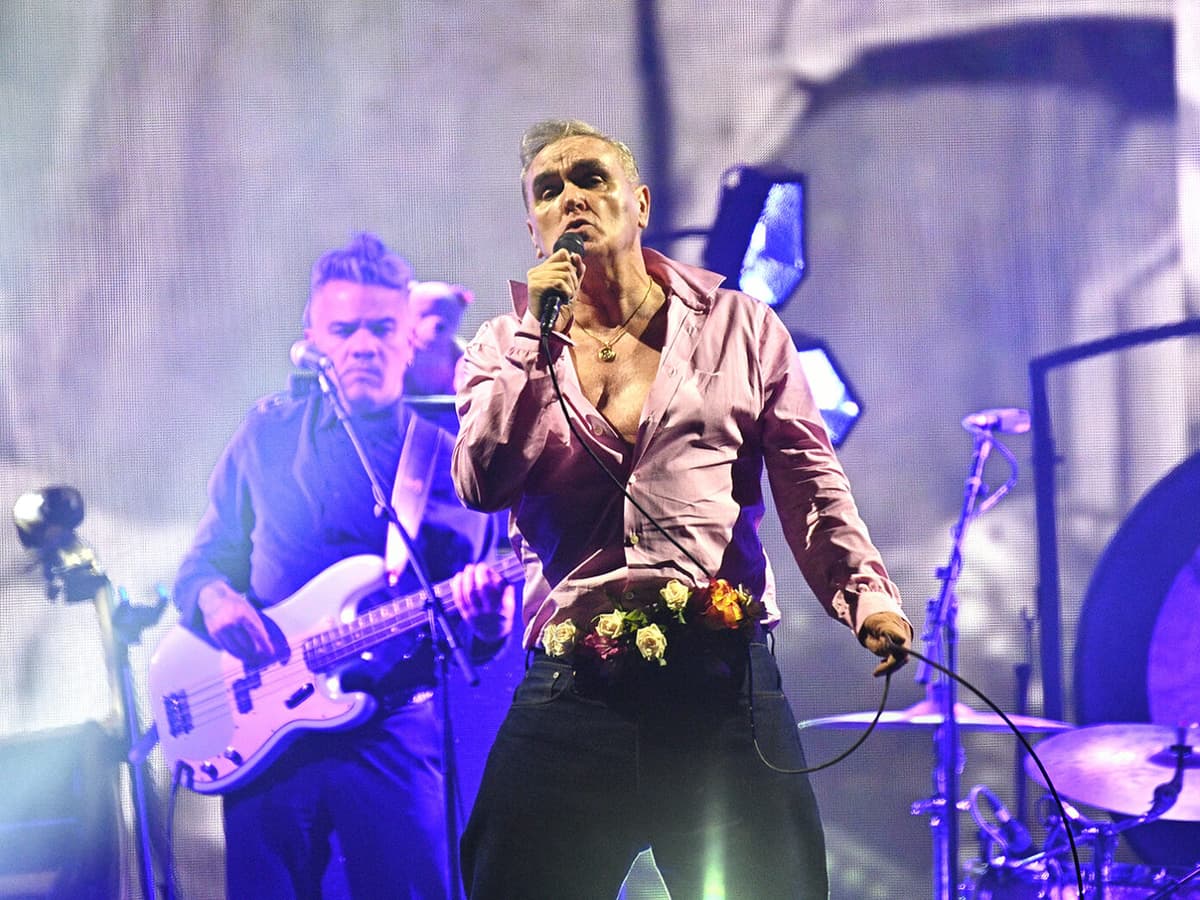 Morrissey at the O2 Arena.
