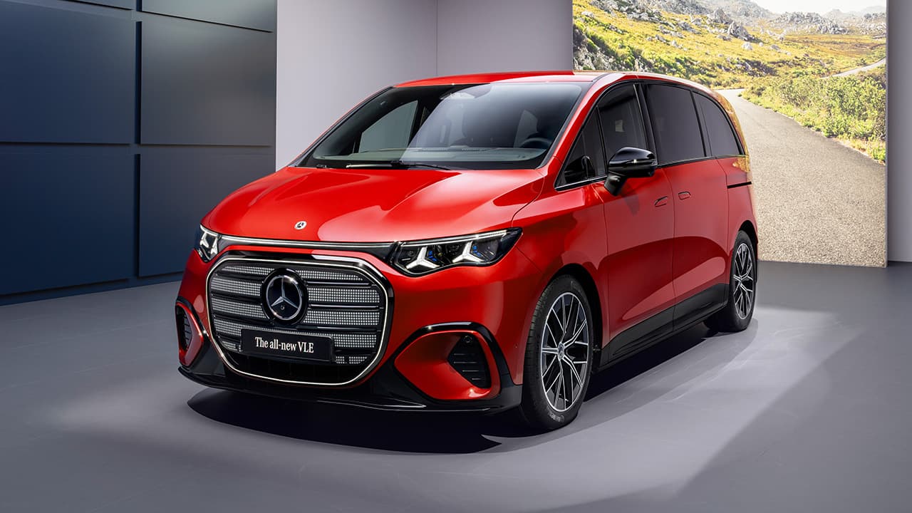 The Mercedes-Benz VLE has an all-electric powertrain.