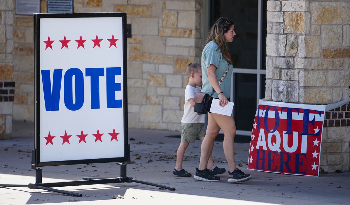 A polling place at Pflugerville, Texas, March 3, 2026.