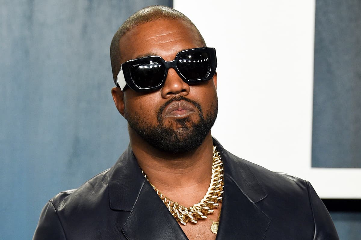 Kanye West, also known as Ye, arrives at the Vanity Fair Oscar Party at Beverly Hills, California, on February 9, 2020. 