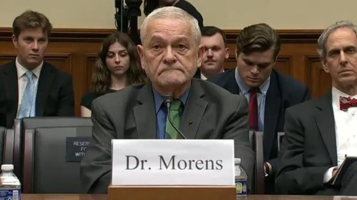 Dr. David M. Morens testifies before the House Select Subcommittee on the Coronavirus Pandemic at Washington, D.C., on May 22, 2024.