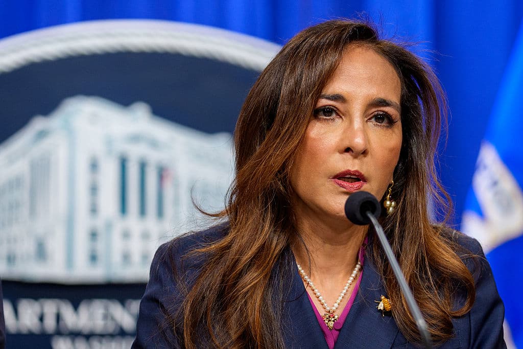 The assistant attorney general for civil rights, Harmeet Dhillon, at the Justice Department on September 29, 2025.