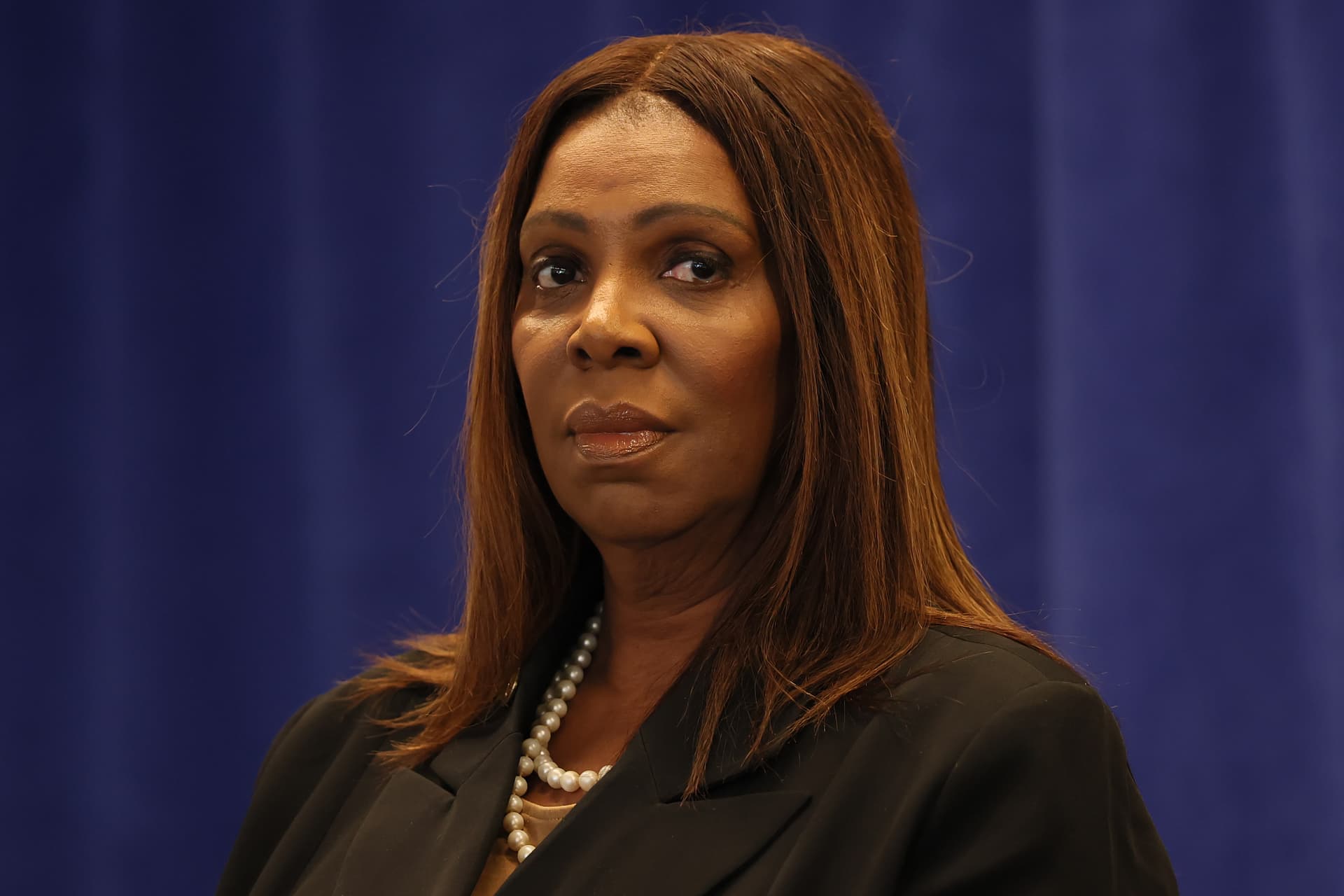 New York's attorney general, Letitia James, on December 15, 2025 at New York City. 