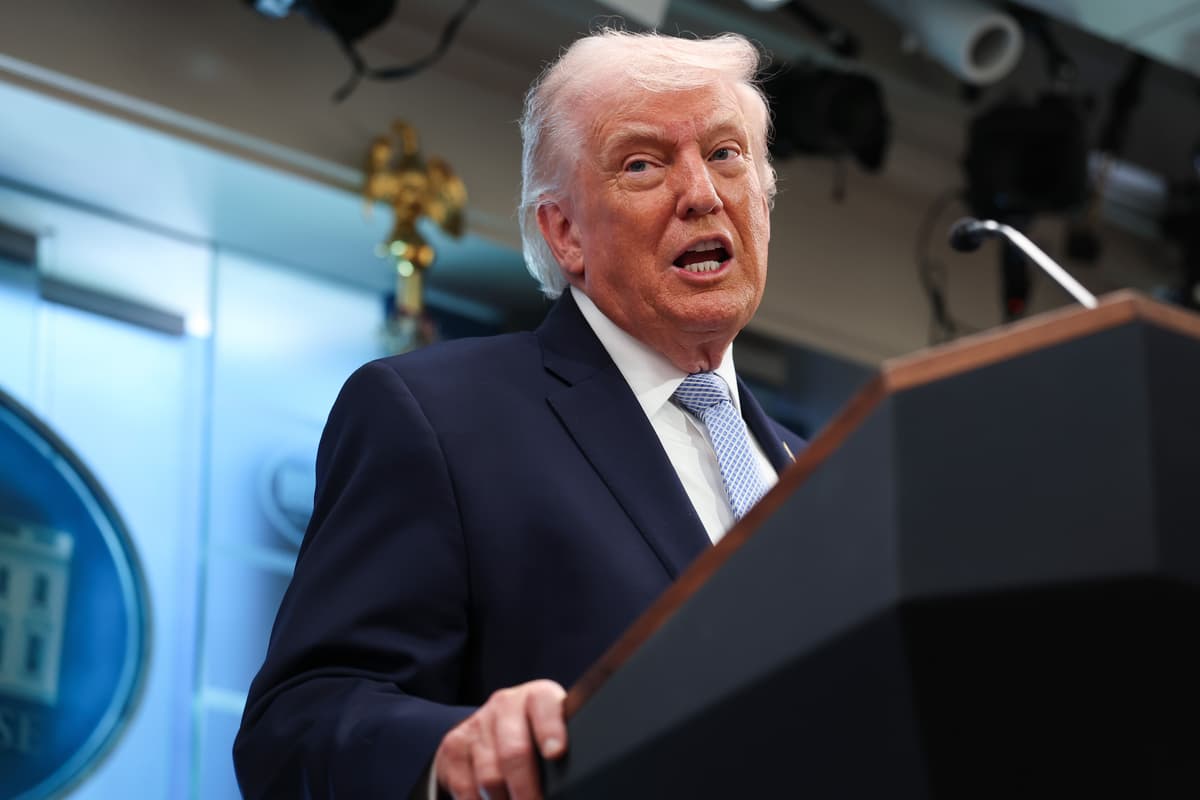 President Trump at the White House on April 6, 2026. 