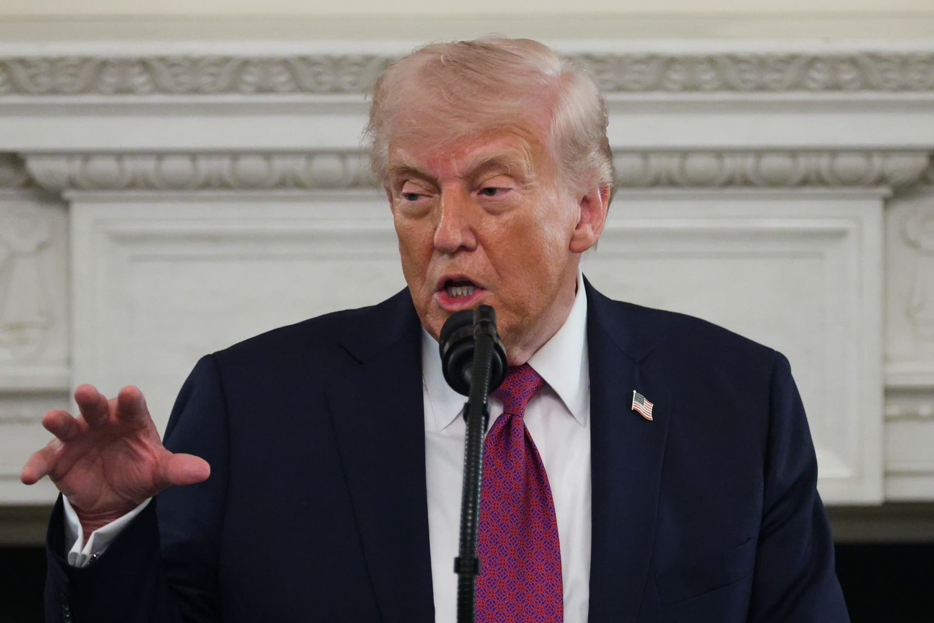 President Trump at the White House on April 21, 2026.