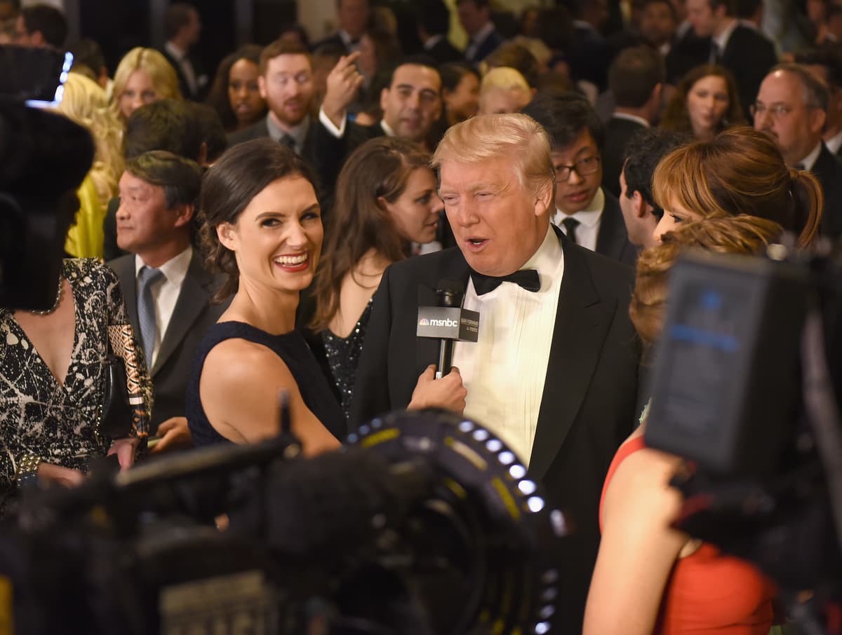 Donald Trump attends the 101st Annual White House Correspondents' Association Dinner at the Washington Hilton on April 25th, 2015 in Washington, DC.  