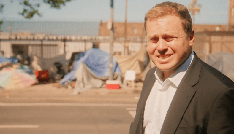 Reality star Spencer Pratt, who is running for mayor of Los Angeles, posted a campaign ad Wednesday on X attacking the establishment.