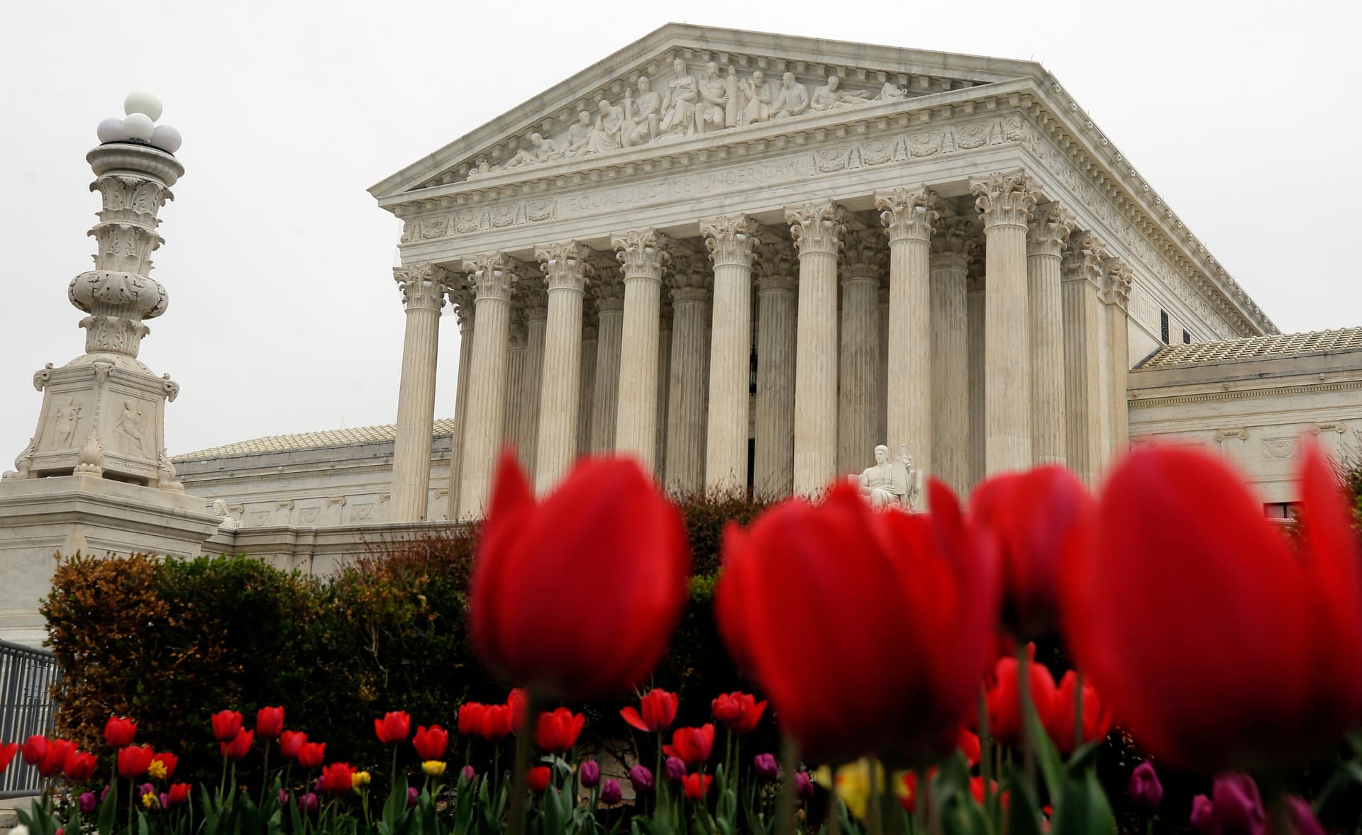 The Supreme Court is seen at Washington, D.C., on April 3, 2026. 