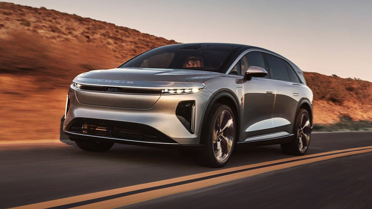 The Lucid Gravity is the startup American electric vehicle brand's first SUV.