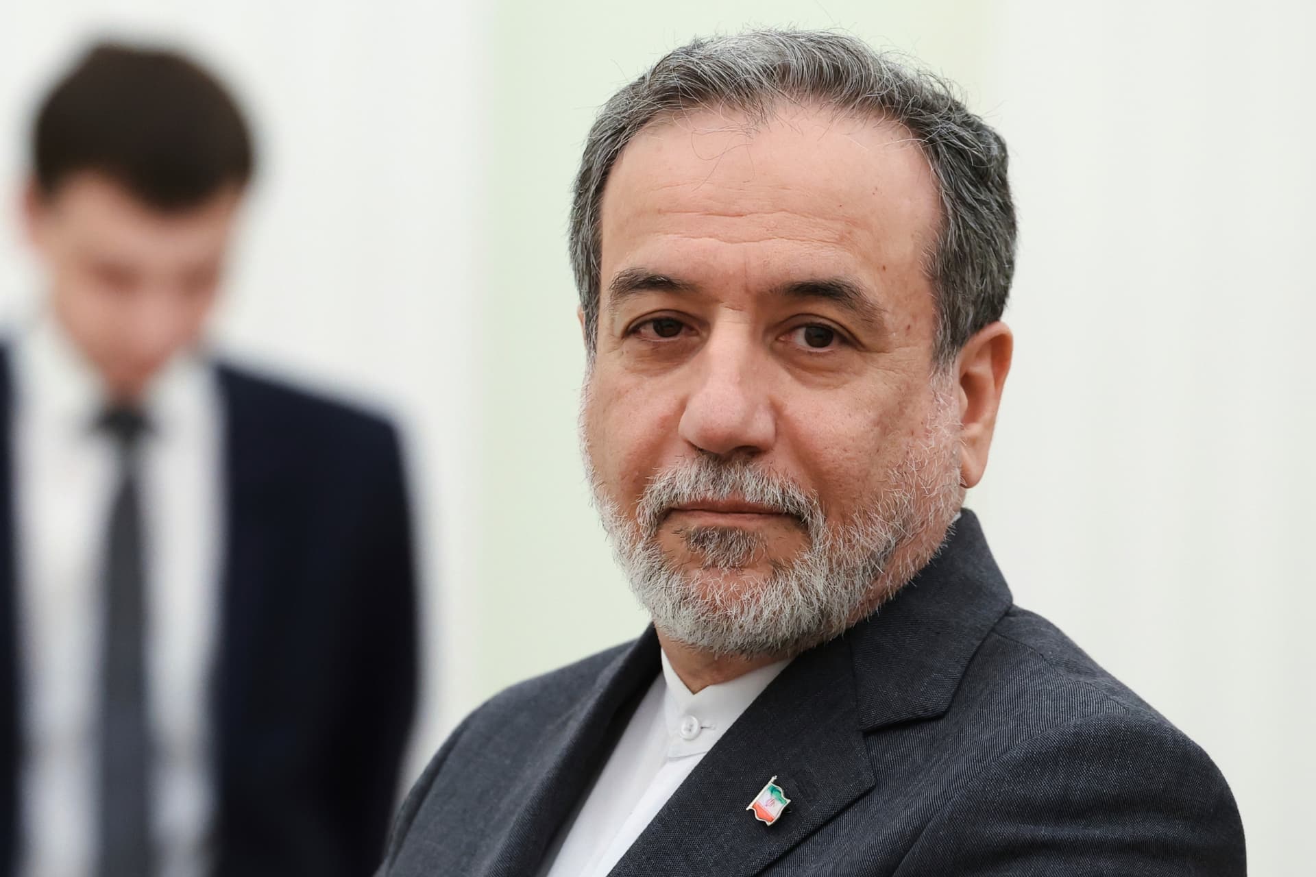 Iran's foreign minister, Abbas Araghchi, at Moscow on June 23, 2025. 