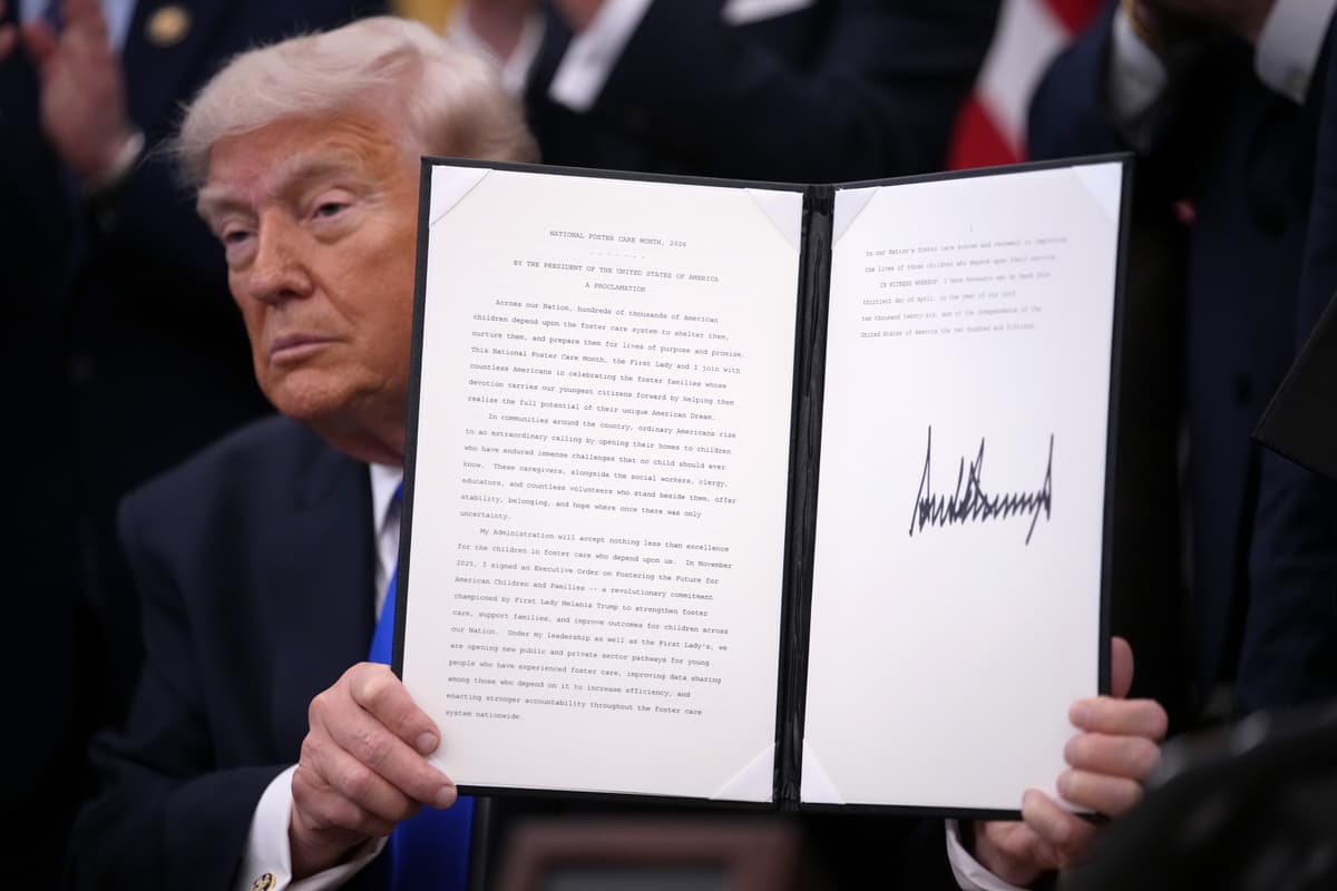 President Trump signs multiple executive orders including one to expand retirement account access for workers on April 30, 2026.  
