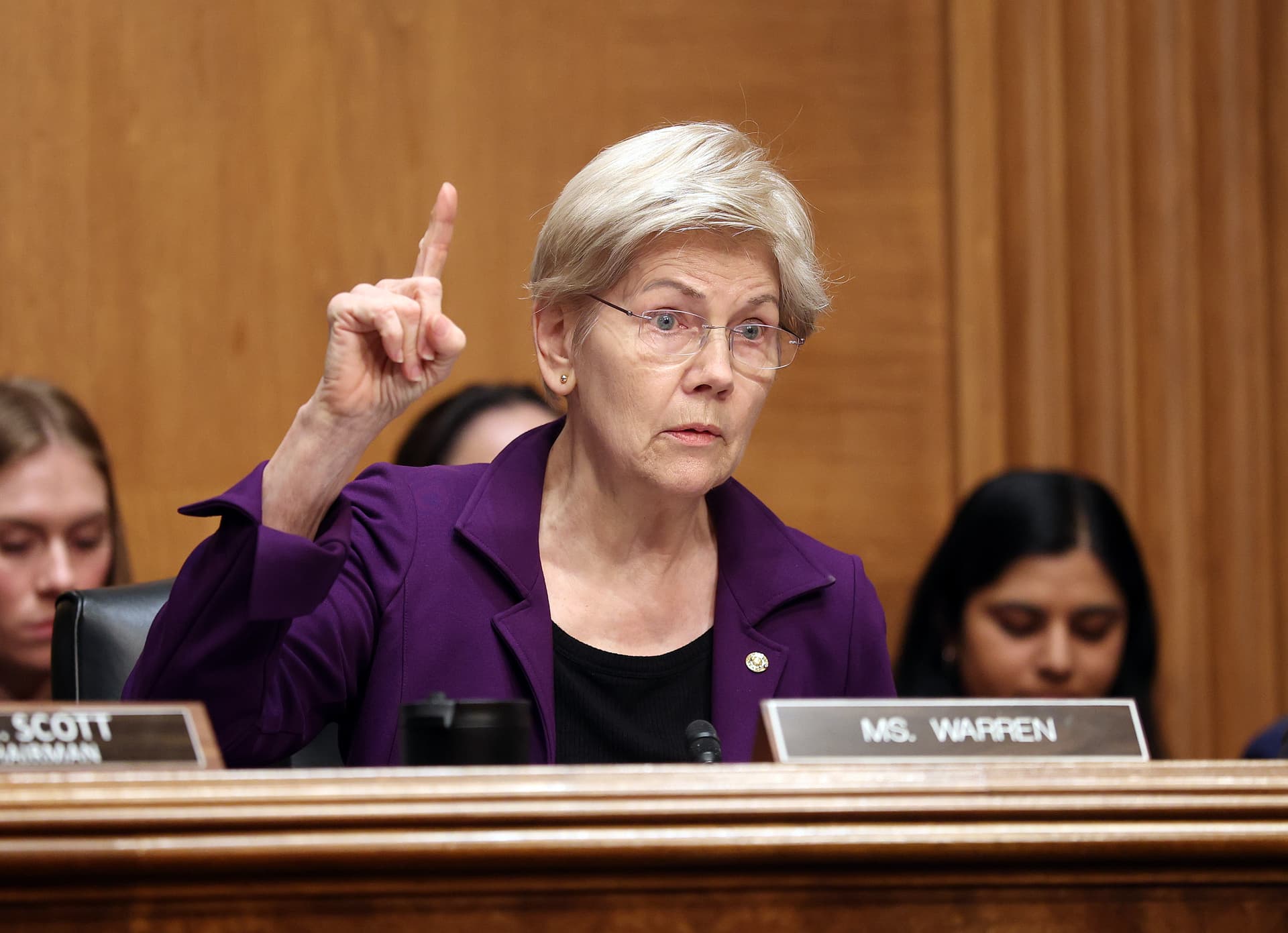 Senator Elizabeth Warren on February 5, 2026. 