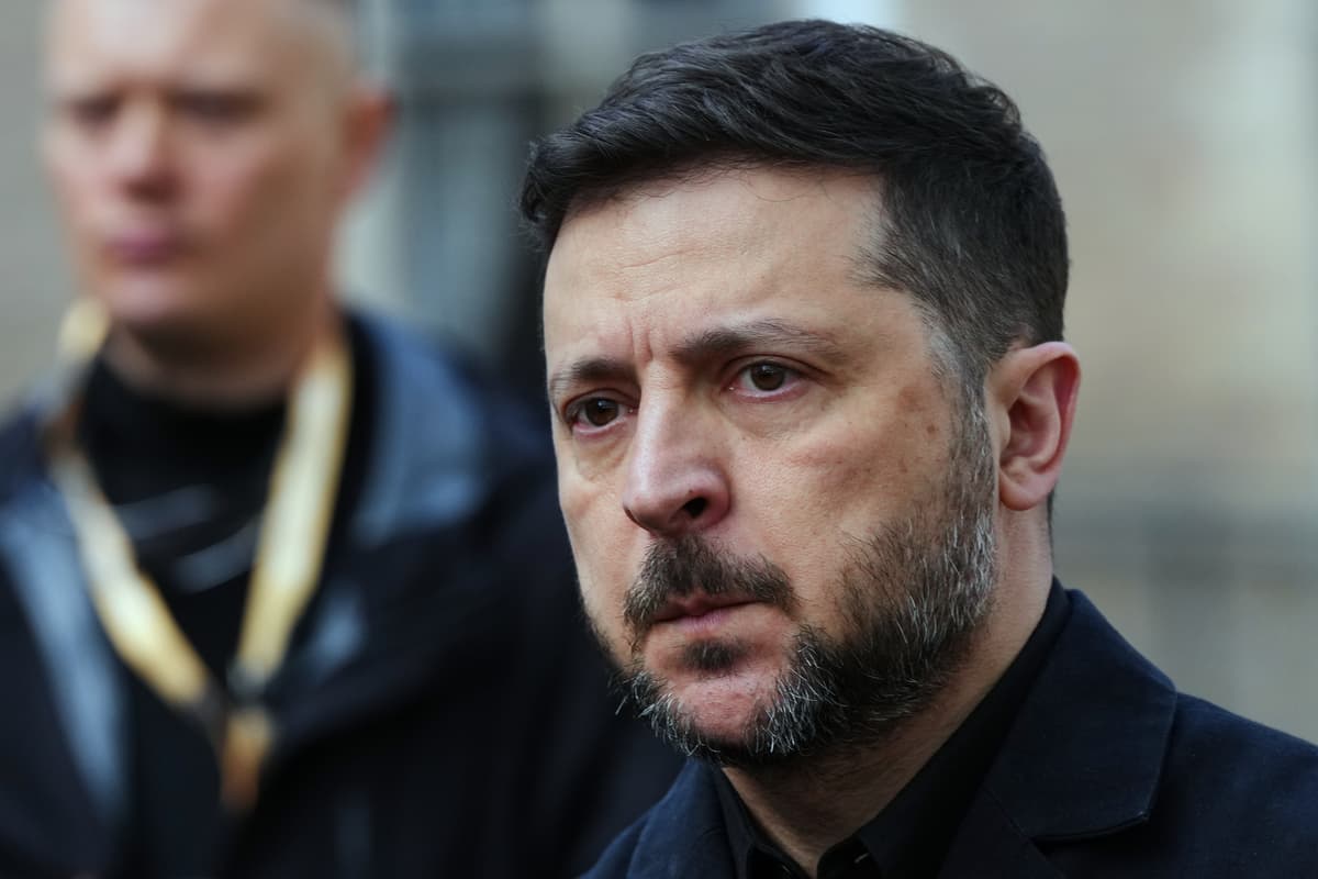 President Volodymyr Zelensky at Middelburg, Holland, April 16, 2026.