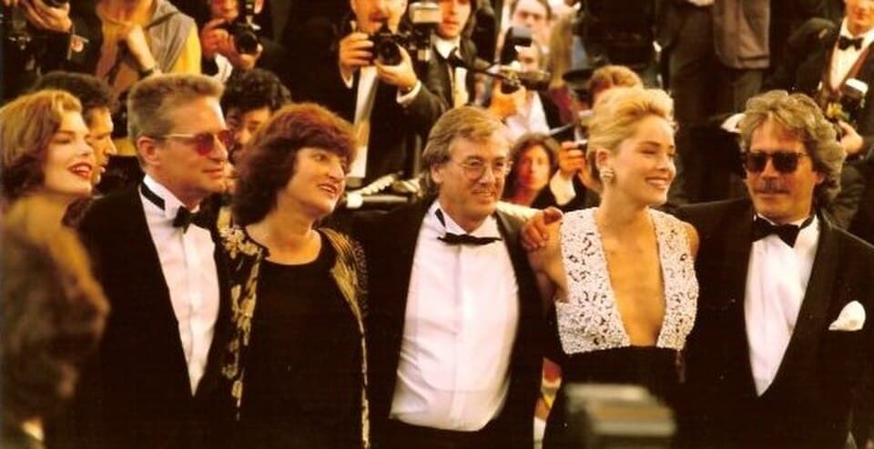 The premiere of 'Basic Instinct' at the Cannes Film Festival in 1992.