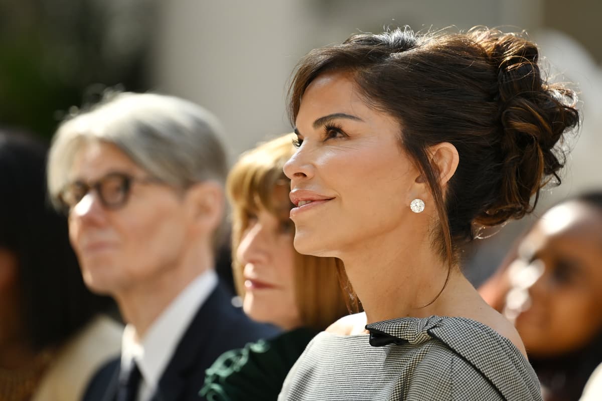 Lauren Sánchez Bezos attends the press conference for the 2026 Met Gala celebrating 'Costume Art' at the Metropolitan Museum of Art on May 4, 2026.
