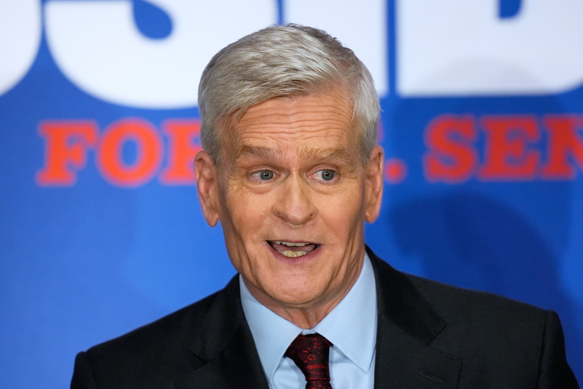 Senator Bill Cassidy on May 16, 2026 at Baton Rouge, Louisiana.