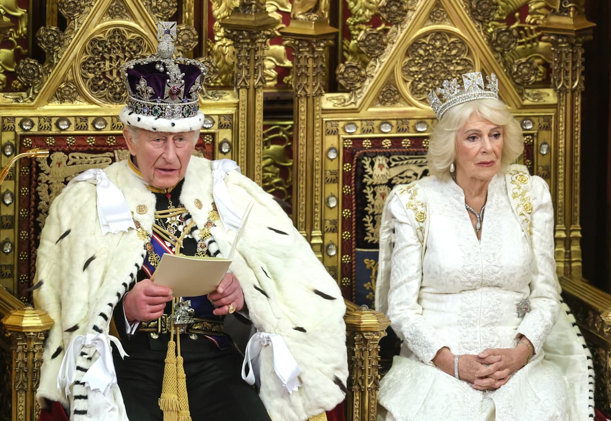 Charles and Camilla attend the opening of Parliament, May 13, 2026.