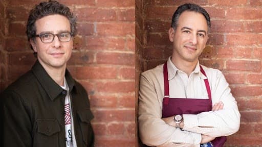 The co-founders and co-chief executive officers at Burlap & Barrel, Ethan Frisch (left) and Ori Zohar. 