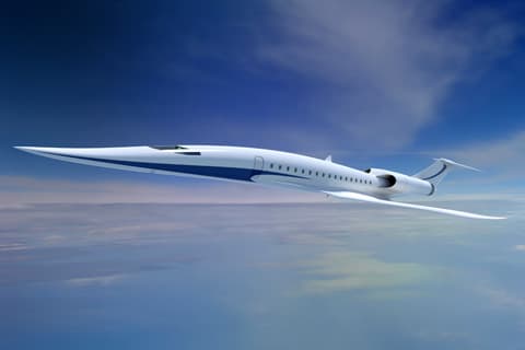A possible prototype of Japan's new hypersonic plane. 