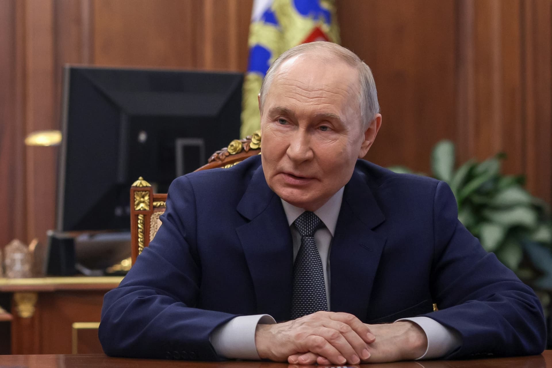President Vladimir Putin at Moscow, May 4, 2026
