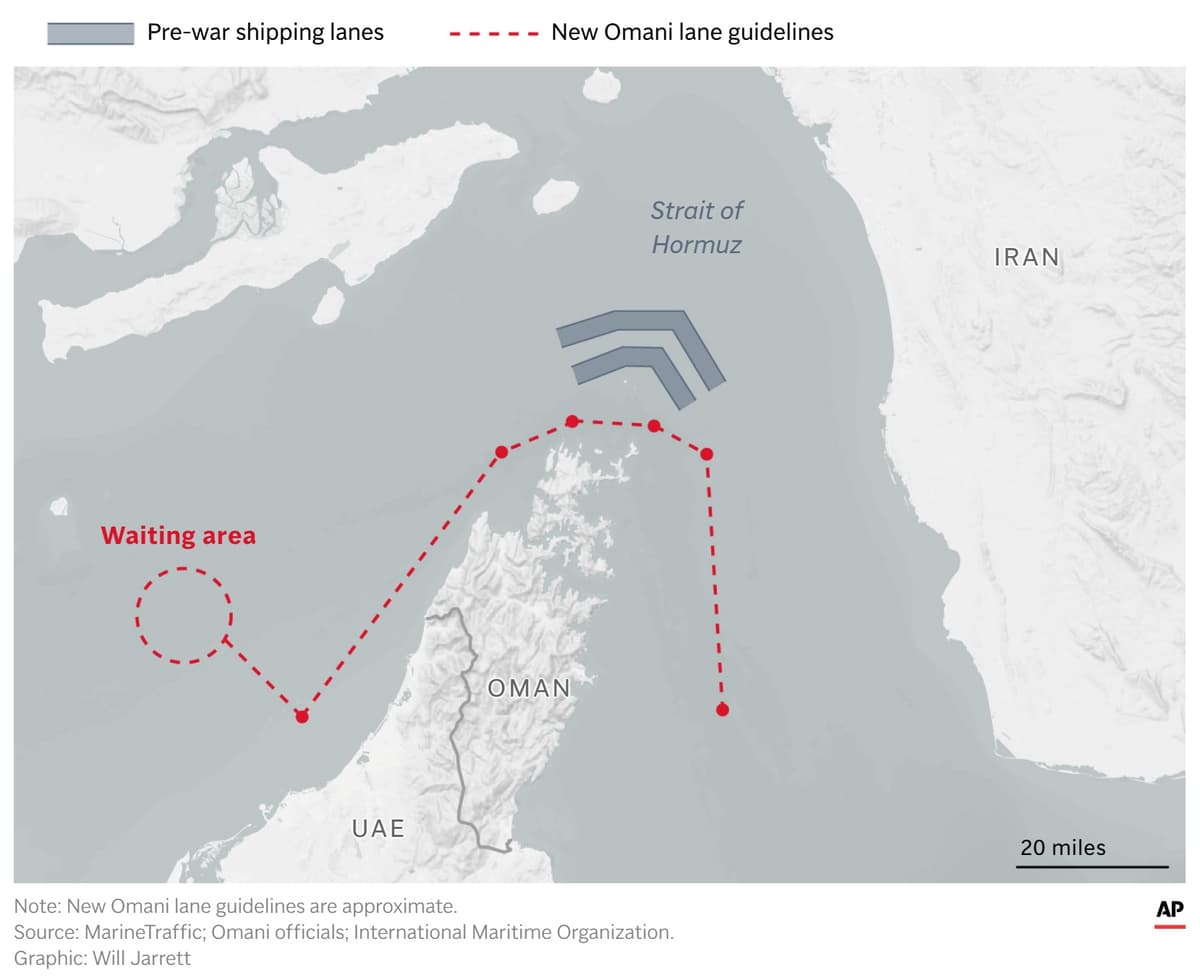 America and Gulf countries are trying to counter Tehran’s chokehold over the Strait of Hormuz by securing a southern shipping lane close to Oman.
