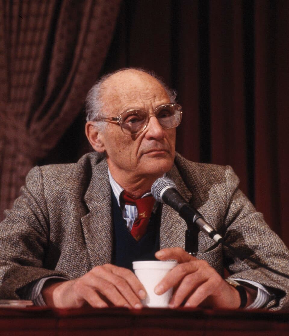 Arthur Miller pictured in 1986.