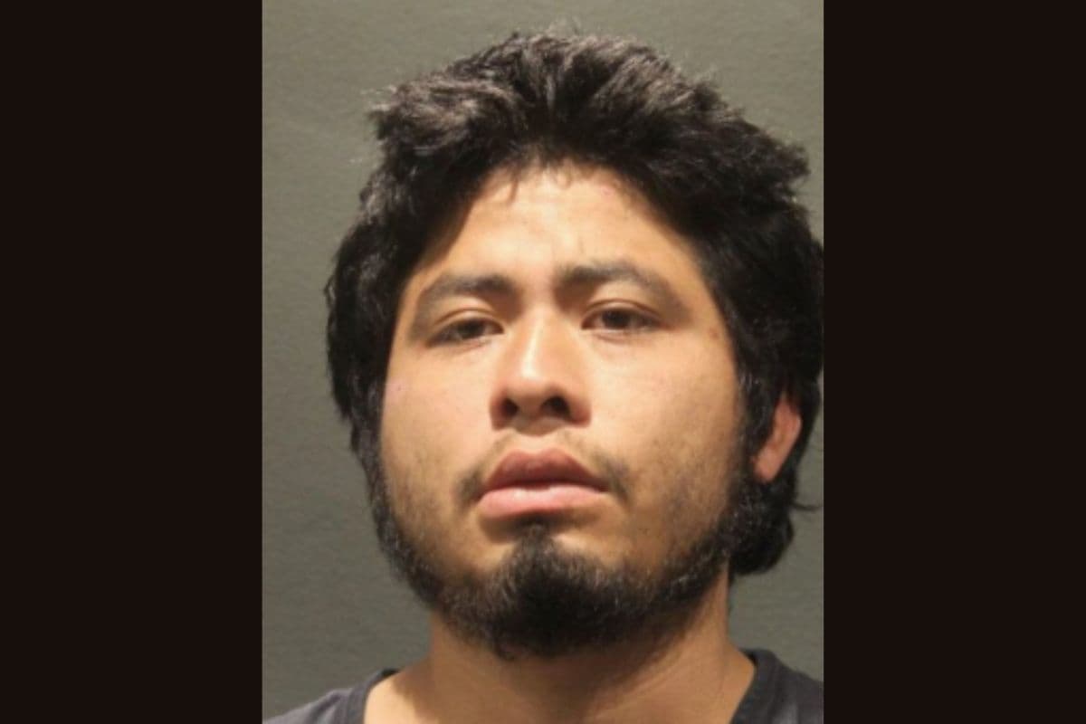 A booking photo of Cristobal Vasquez Sanchez, an illegal immigrant who was released from custody despite more than a dozen arrests in 2026 alone. 