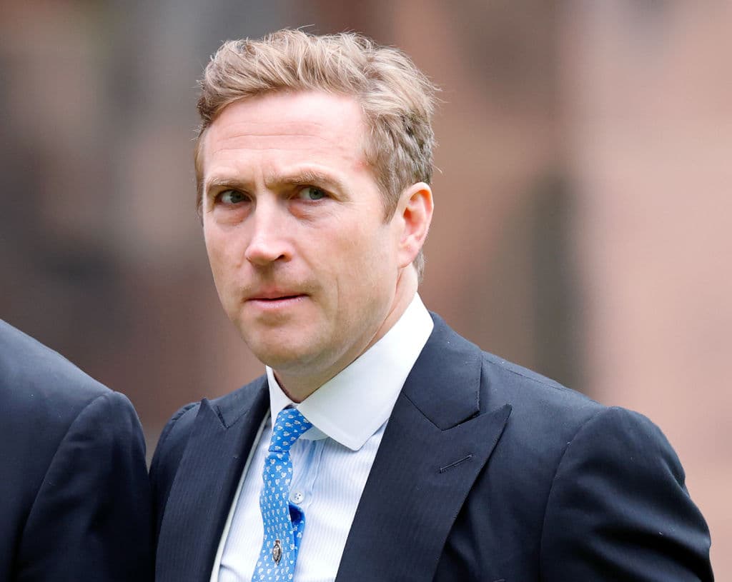 Jack Mann attends the wedding of Hugh Grosvenor, Duke of Westminster and Olivia Henson at Chester Cathedral on June 7, 2024 at Chester, England.