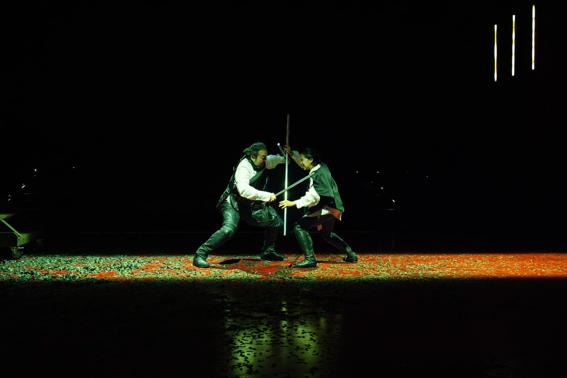 David Shih and Myka Cue in Part Two of 'Henry VI: A Trilogy in Two Parts.' 