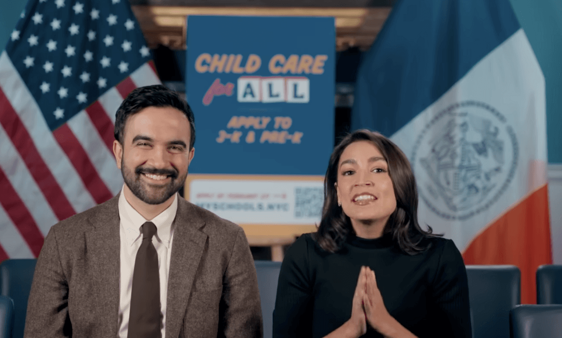 Mayor Zohran Mamdani and Representative Alexandria Ocasio-Cortez on February 24, 2026.