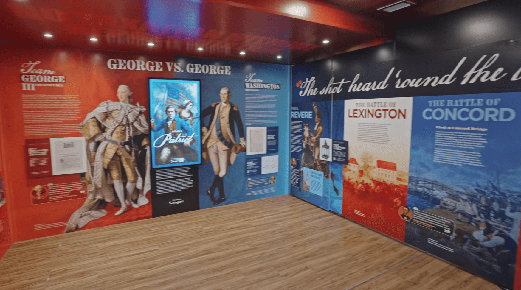 The Freedom 250 organizers have also set up 18-wheeler 'museum[s] on wheels,' with interactive exhibits, such as a kiosk where guests can sign the Declaration of Independence.