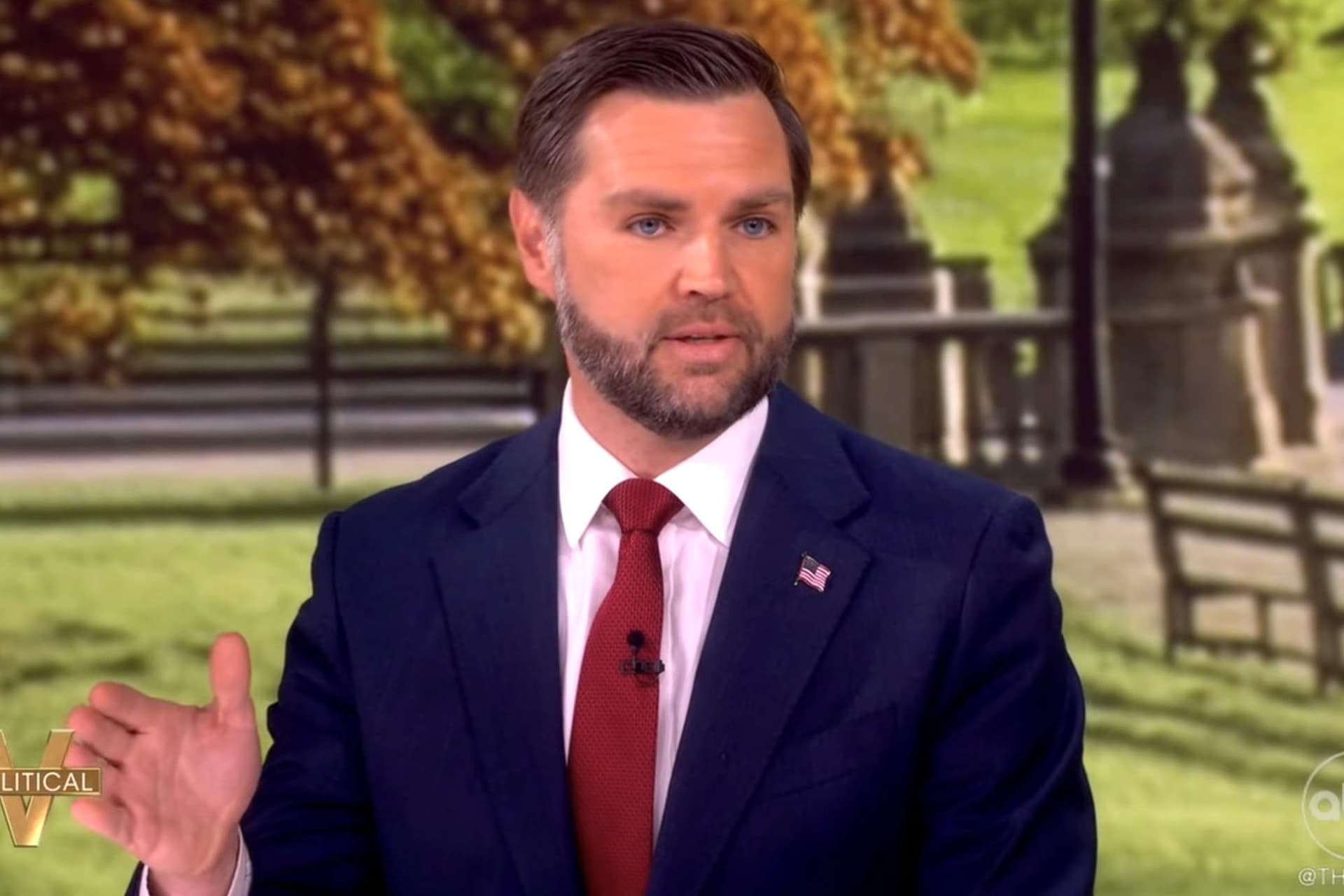 'The View' Whoopi Goldberg is being criticized over her decision to challenge Vice President JD Vance on his immigration stance.