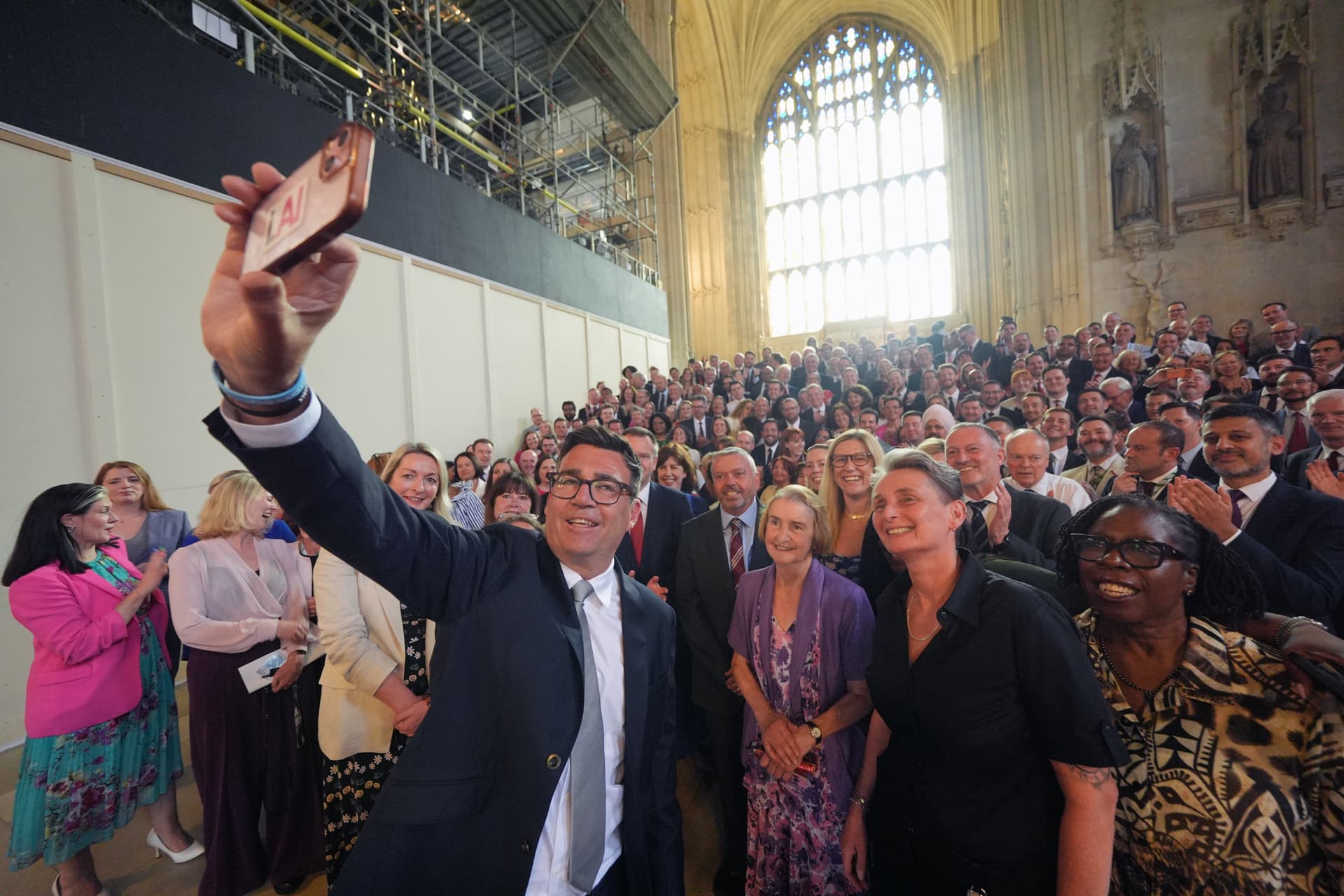 A Labour MP, Andy Burnham, at Westminster Hall, London, June 22, 2026. 