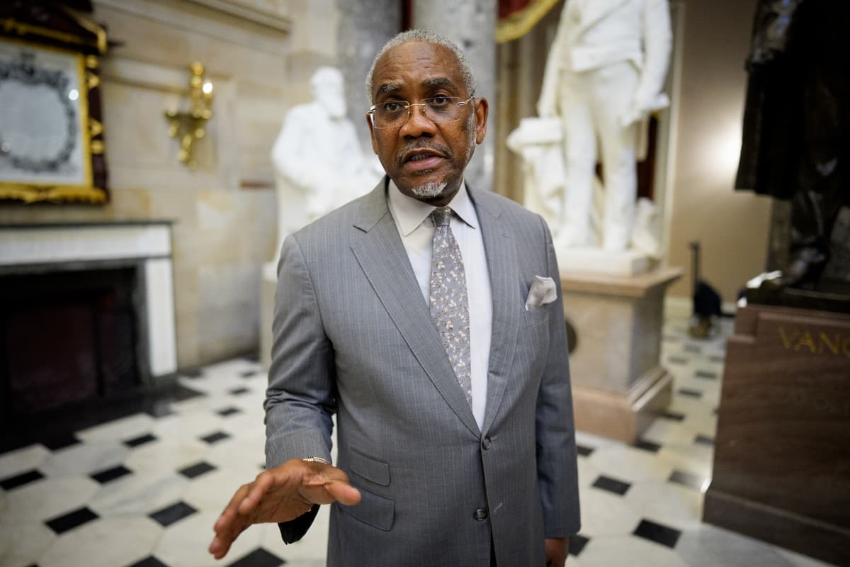 Congressman Gregory Meeks at the Capitol on May 21, 2026.