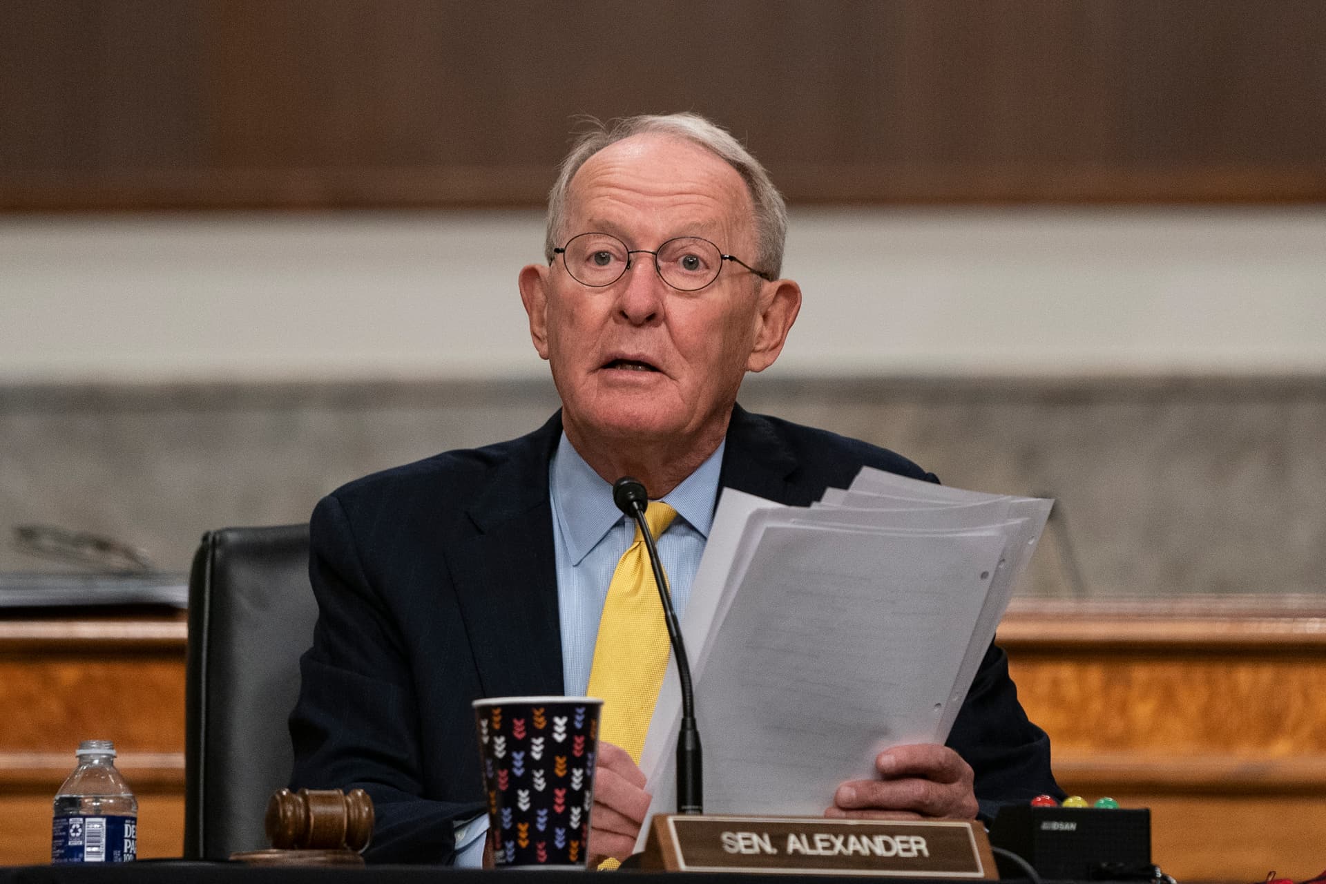 Senator Lamar Alexander on September 23, 2020 at Washington, D.C.