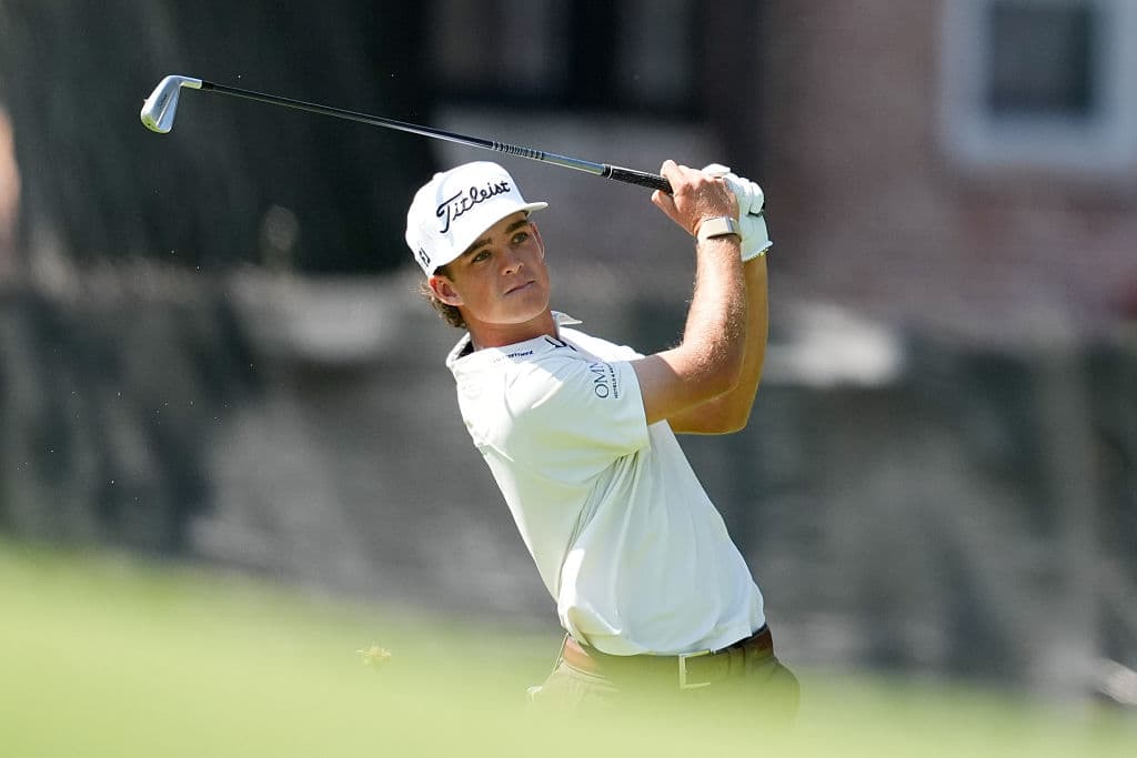 Jackson Koivun during the Pro Am prior to the Rocket Classic 2026 at Detroit Golf Club on July 29, 2026.