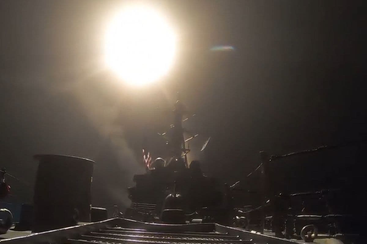 U.S. Central Command shares footage of its strikes against Iran on the night of July 15, 2026.