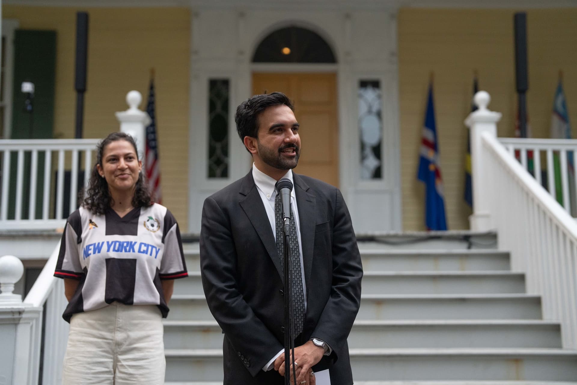 Mayor Zohran at Gracie Mansion, July 9, 2026. 