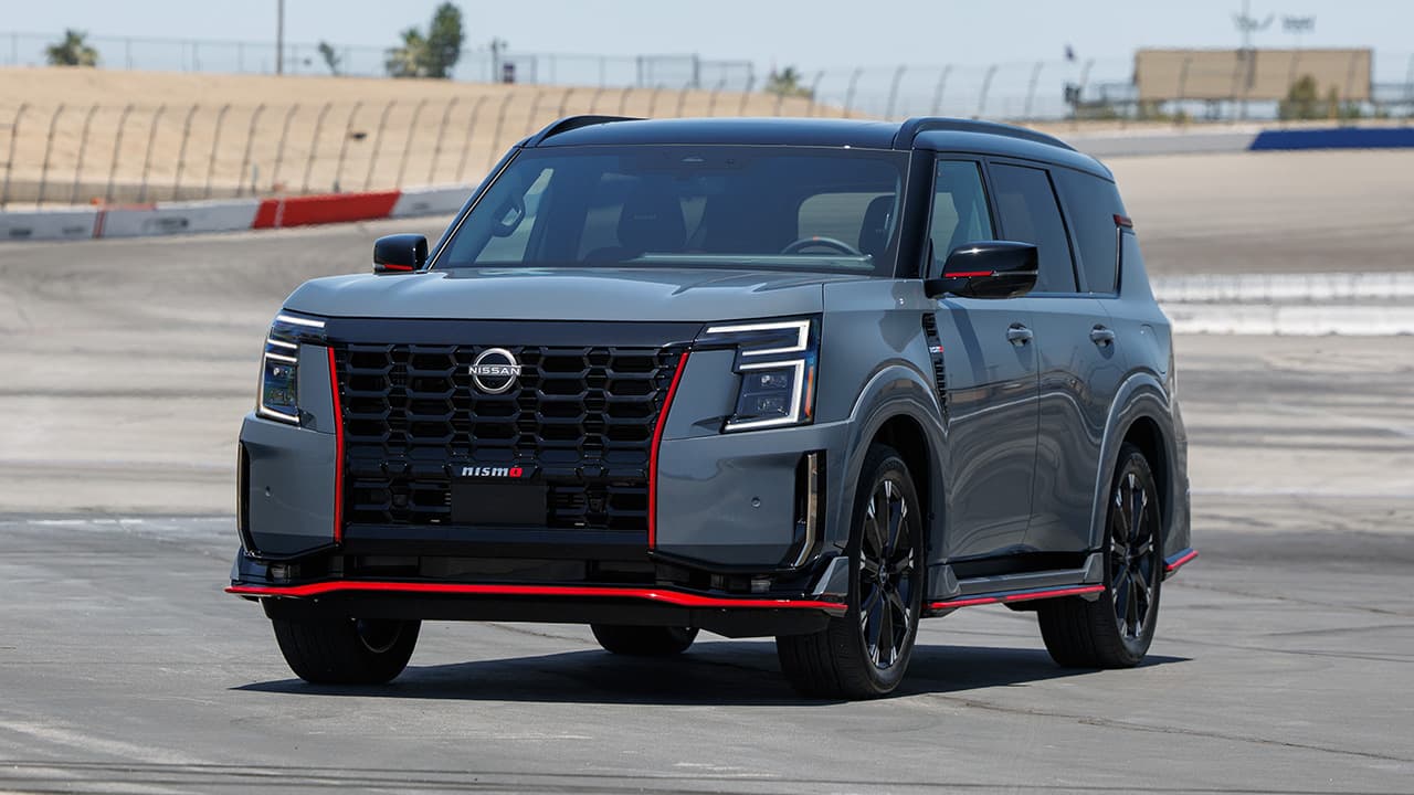 The Nissan Armada Nismo is a street performance version of the full-size SUV. 