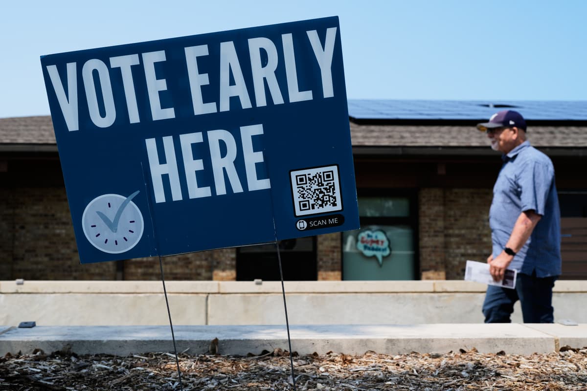 A polling place at Milwaukee, July 28, 2026. 