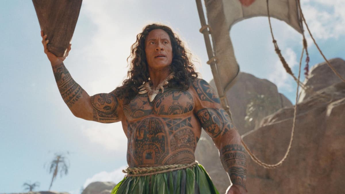 Dwayne Johnson in 'Moana.'