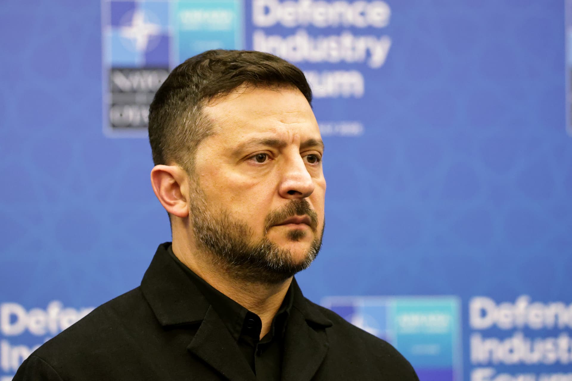 The president of Ukraine, Volodymyr Zelensky, during the NATO Summit on July 7, 2026 at Ankara, Turkey. 