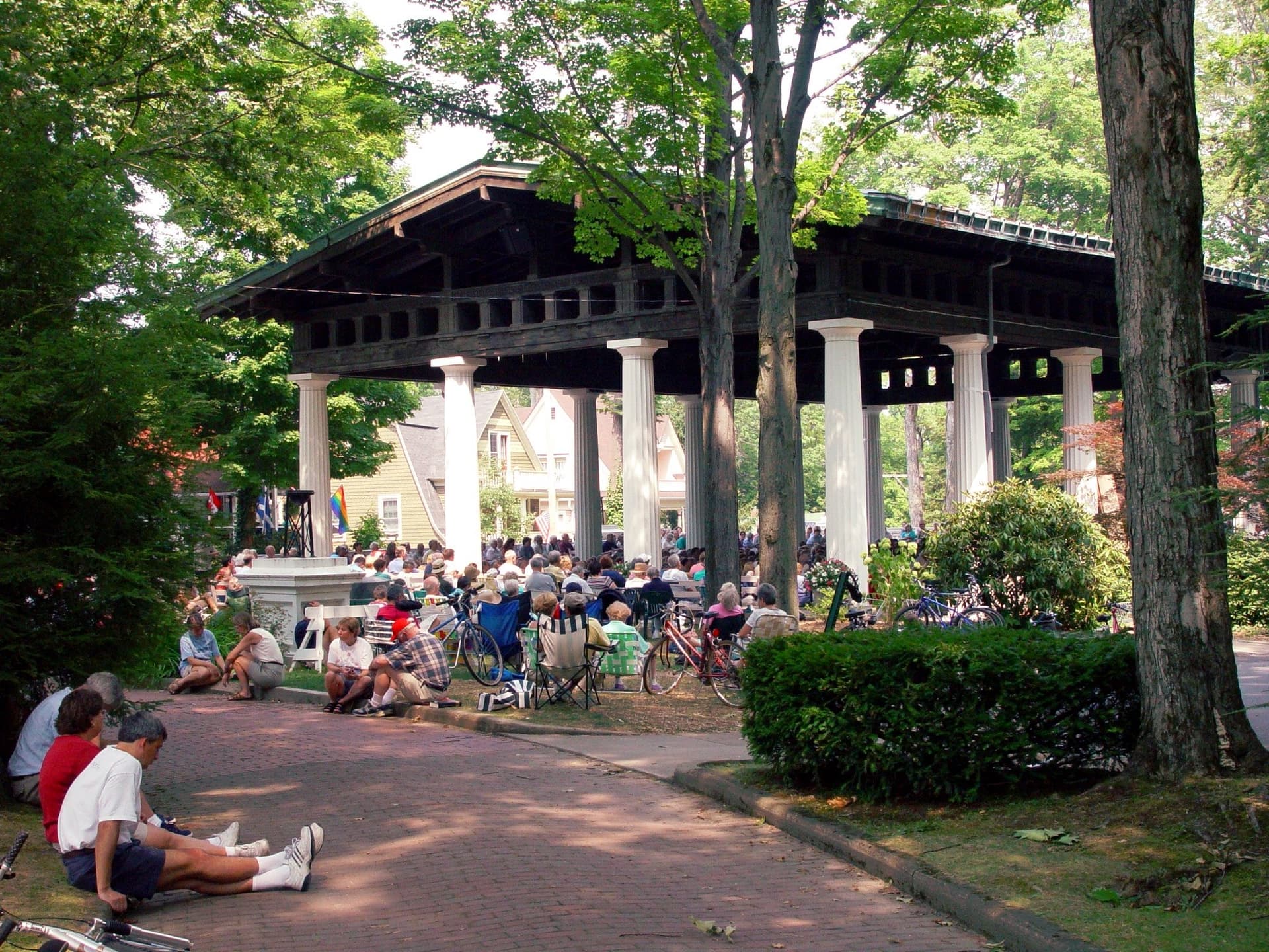 The Hall of Philosophy at New York's Chautauqua Institution in 2002.