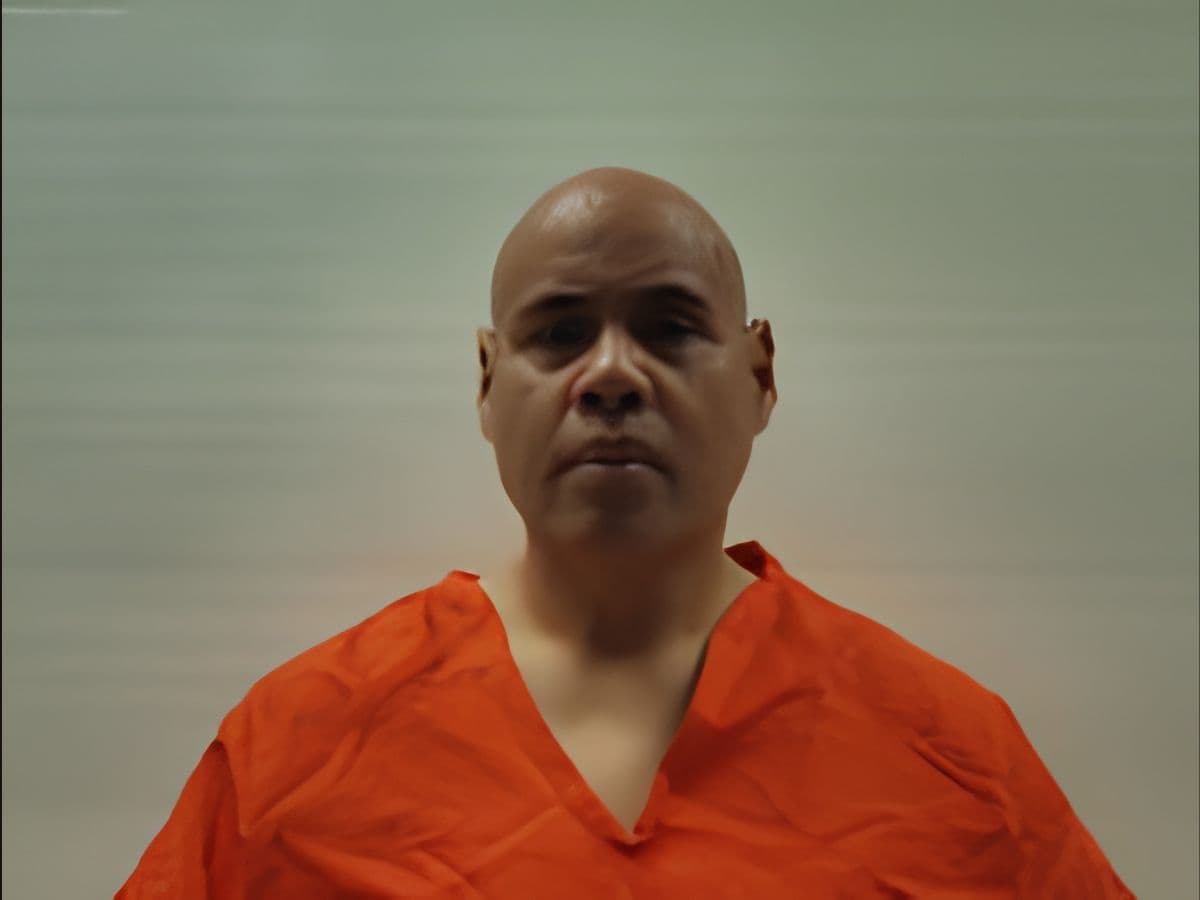 A mug shot of ICE agent Christian Castro, who Minnesota is seeking to extradite from Texas.
