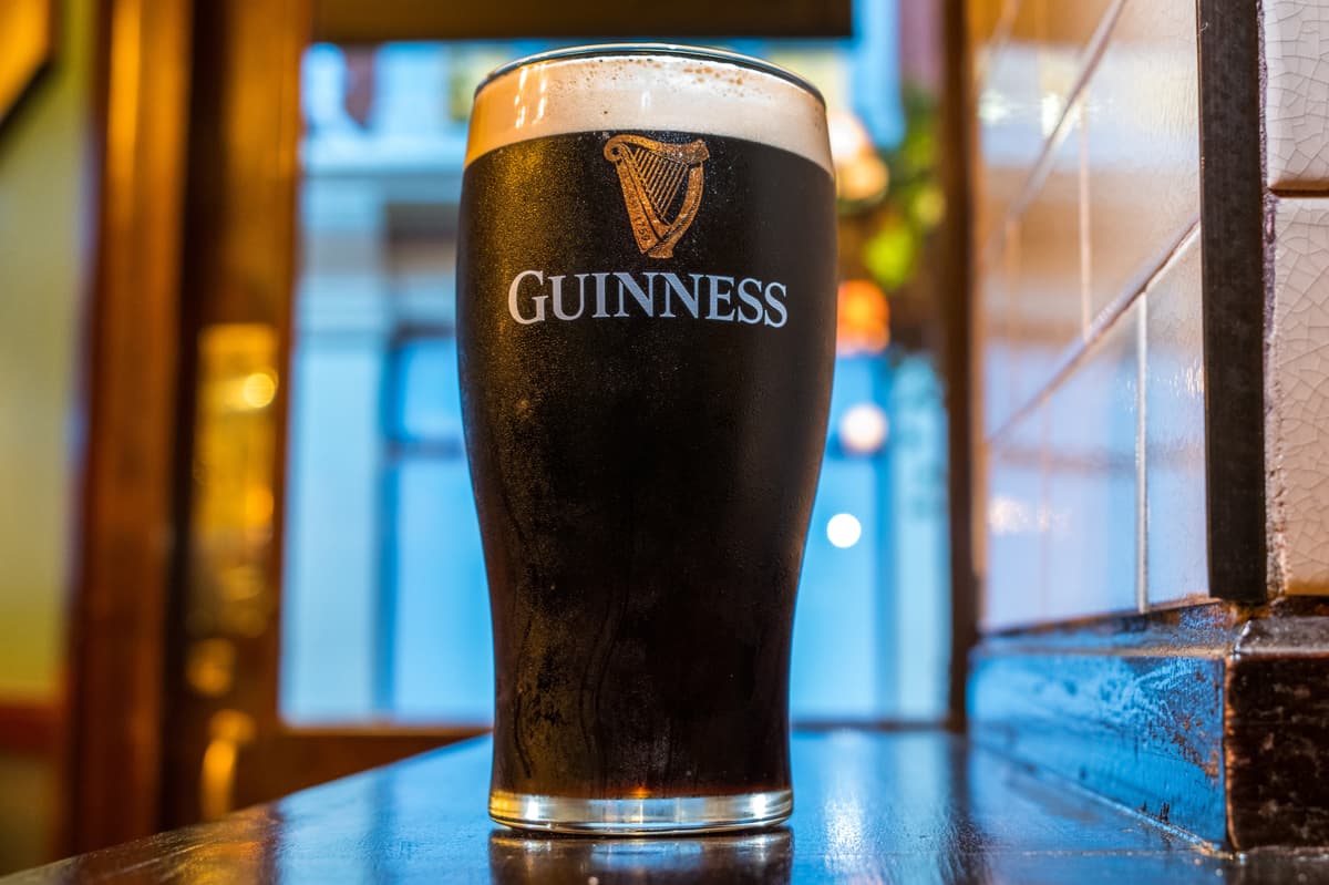 A pint of Guinness on the bar at the Windmill public house on November 7, 2025 at London, England.