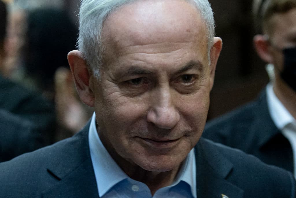  Prime Minister Benjamin Netanyahu on August 24, 2026 at Tel Aviv, Israel. 