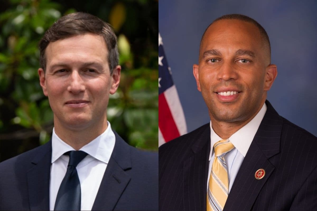 The president's envoy, Jared Kushner, reportedly sat down with House Minority Leader Hakeem Jeffries to talk cooperation after the 2026 midterm election.