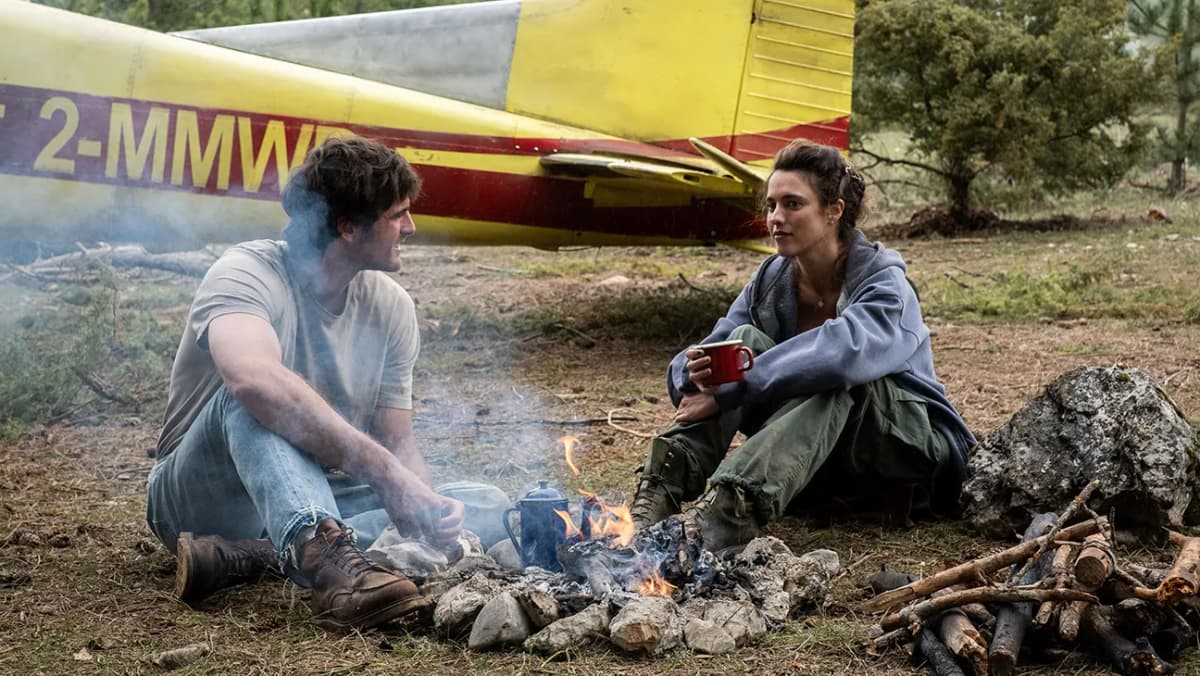 Jacob Elordi and Margaret Qualley in 'The Dog Stars.'