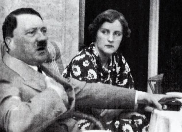 Unity Mitford and Adolf Hitler Conversing, ca. 1937.