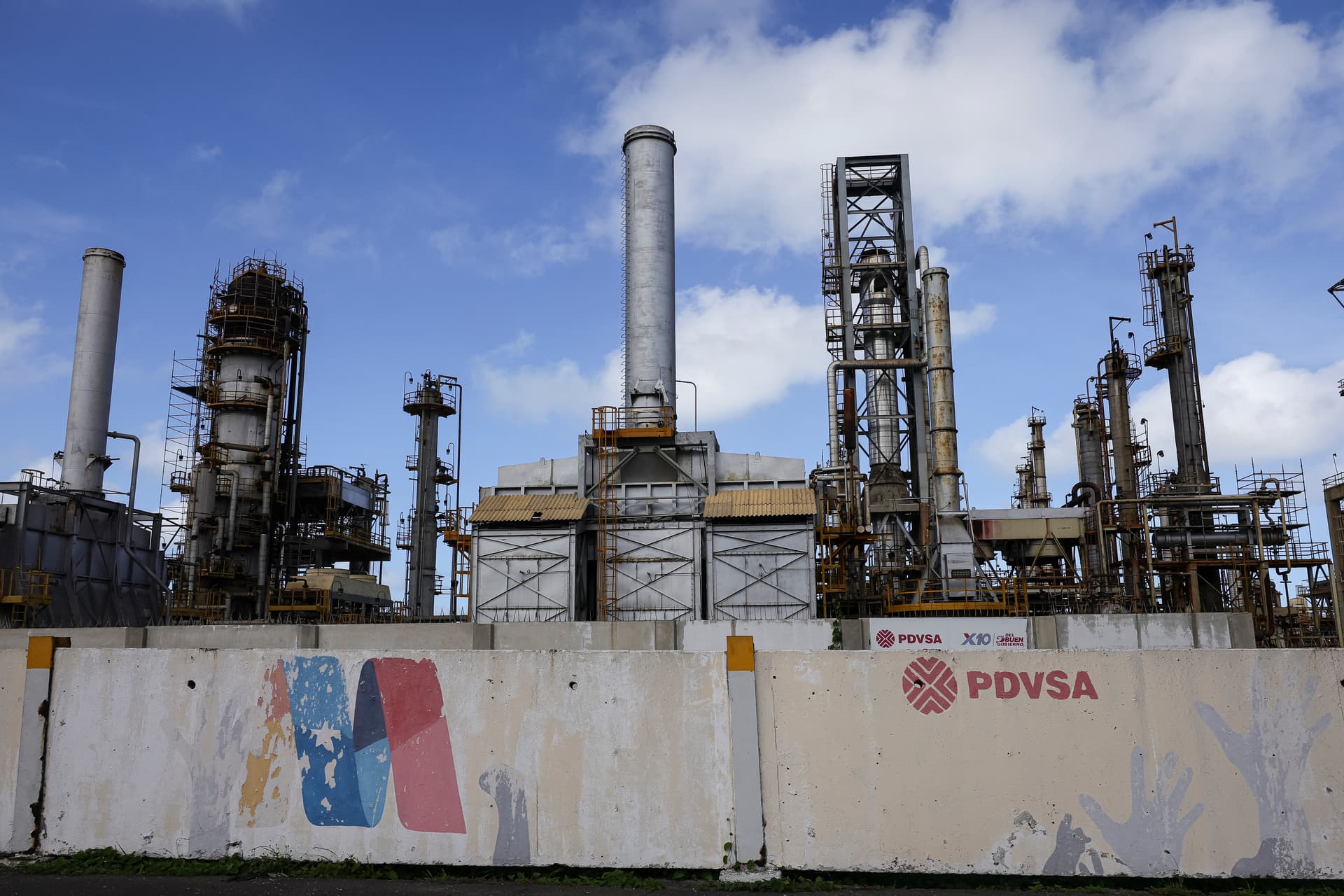 Venezuela’s 'El Palito' oil  refinery is seen at Puerto Cabello, Venezuela, on December 18, 2025.